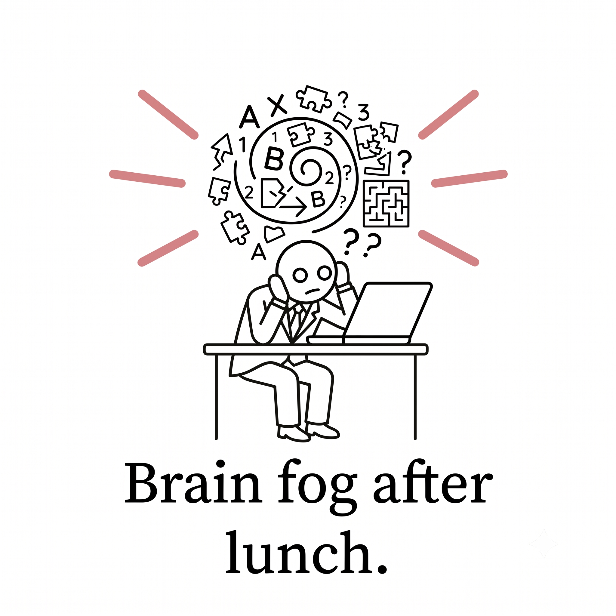 Brain fog icon