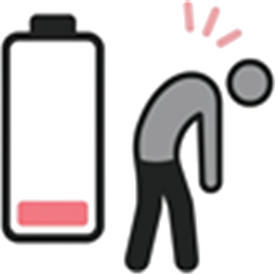 Fatigue and low energy icon